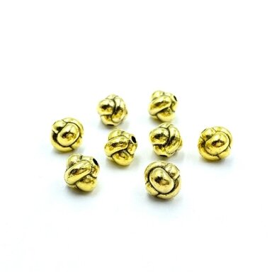 7x8mm aukso sp. intarpai, 17vnt.