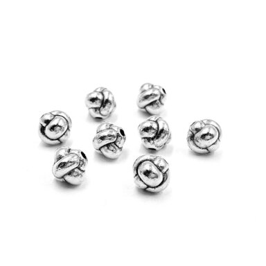 7x8mm sidabro sp. intarpai, 17vnt.
