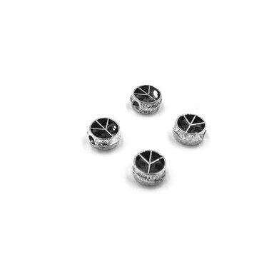 7x8mm sidabro sp. intarpai, 34vnt.