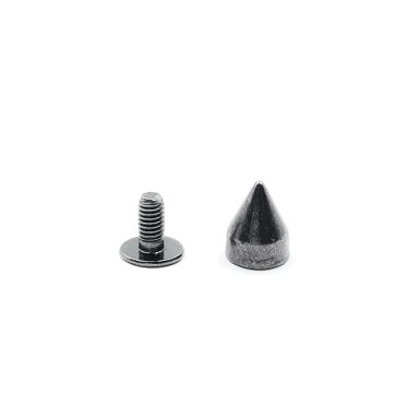 7x9mm juodintos sp. įsukamos metalinės kniedės, 8vnt.