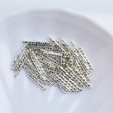 7x1,5mm platinos sp. nerūdijančio plieno intarpas, 4vnt. 7x1,5mm platinos sp. nerūdijančio plieno intarpas, 4vnt.