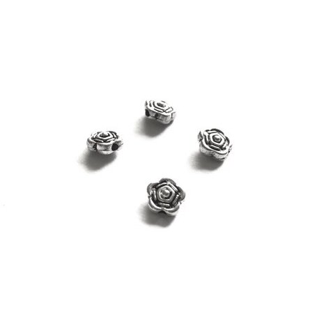 7x7mm sidabro sp. intarpai, 47vnt.