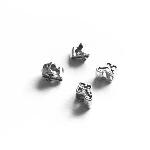 7x11mm sidabro sp. intarpai, 13vnt.