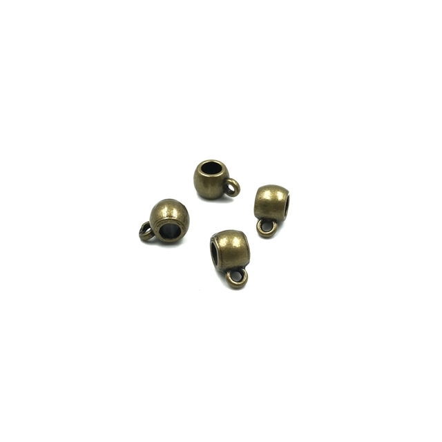 5x10mm žalvario sp. pakabukų laikikliai, 22vnt.