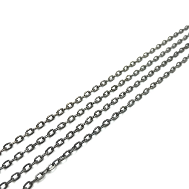 3x2mm juodintos sp. grandinėlė, 1m
