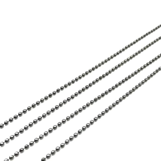 1,5x1,5mm juodintos sp. grandinėlė, 1m