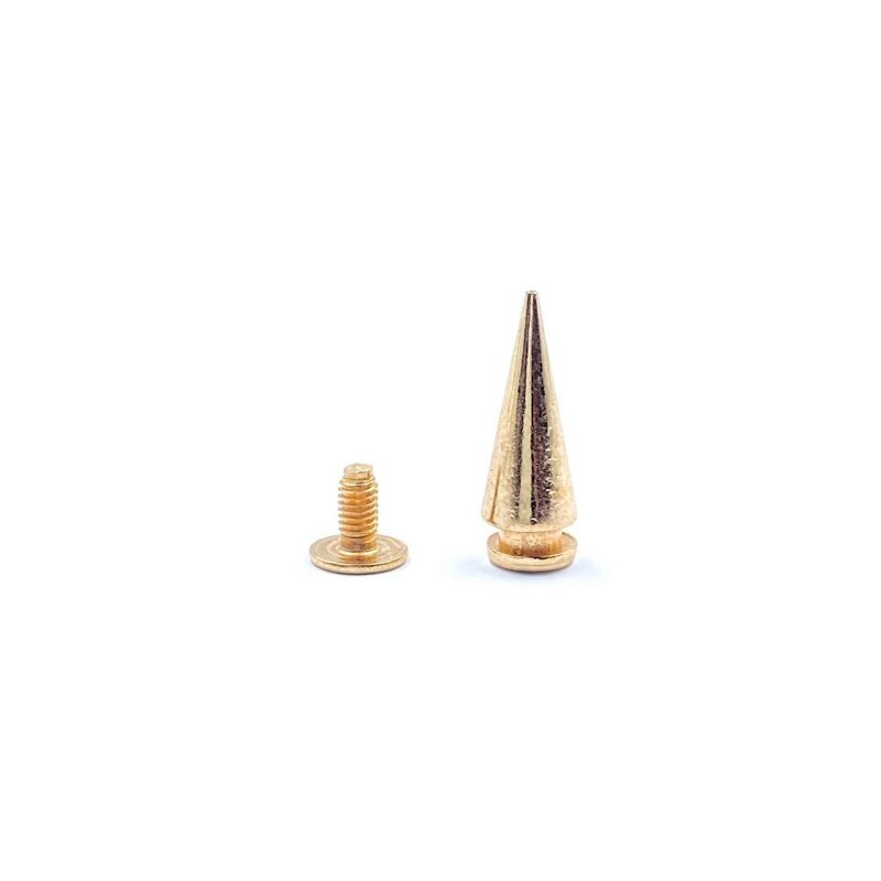 7x20mm rausvo aukso sp. įsukamos metalinės kniedės, 4vnt.