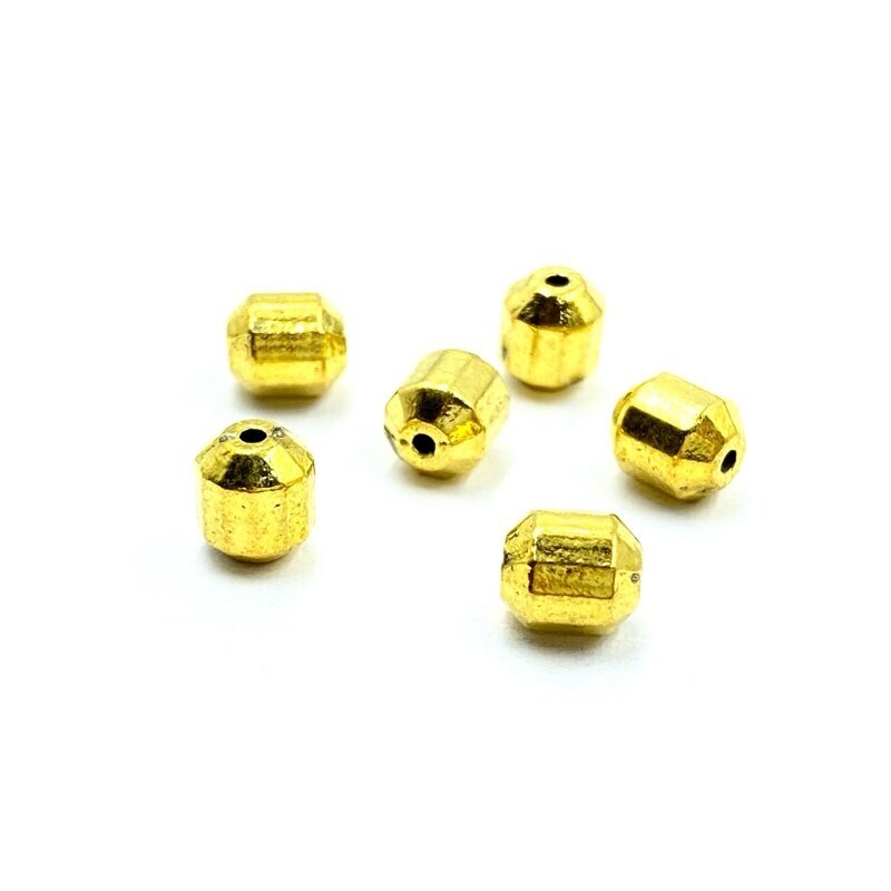 7x6mm aukso sp. intarpai, 18vnt.