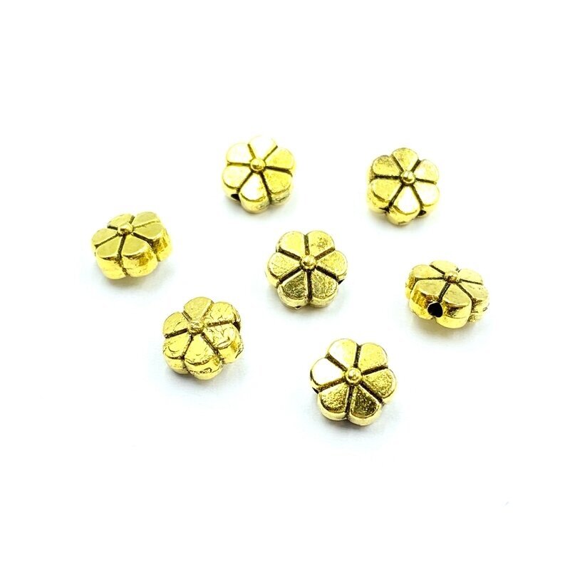 7x8mm aukso sp. intarpai, 23vnt.