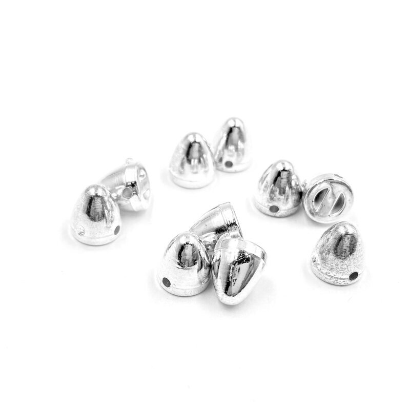 7x8mm nikelio sp. prisiuvamos plastiko kniedės, 10g (apie 46vnt.)