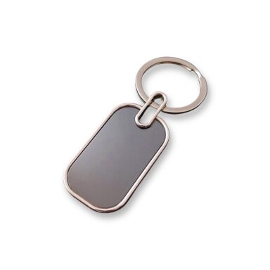 82x32mm nikelio sp. nerūdijančio plieno raktų pakabukas, 1vnt. 82x32mm nikelio sp. nerūdijančio plieno raktų pakabukas, 1vnt.