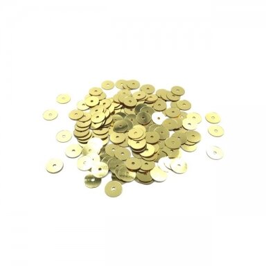 8mm aukso sp. žvyneliai, 5g