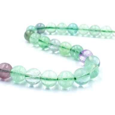 8mm fluoritas, 40cm juosta 8mm fluoritas, 40cm juosta