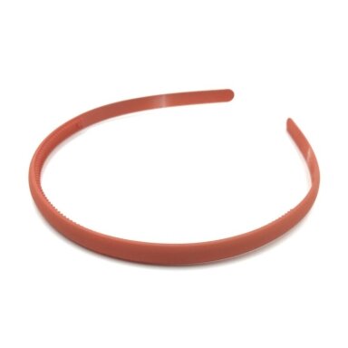 8mm pločio oranžinės sp. plastiko lankelis, 1vnt.
