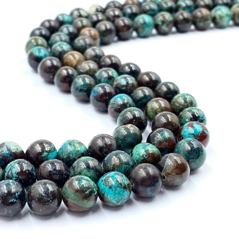 8mm peru chrizokola, 40cm juosta