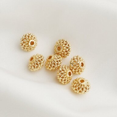 8x10mm 14k aukso sp. nerūdijančio plieno intarpas, 1vnt. 8x10mm 14k aukso sp. nerūdijančio plieno intarpas, 1vnt.