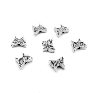 8x10mm sidabro sp. intarpai, 20vnt.