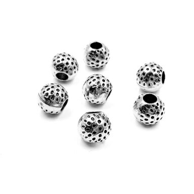 8x10mm sidabro sp. intarpai, 7vnt.