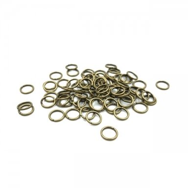 8x1mm žalvario sp. žiedeliai, 10g