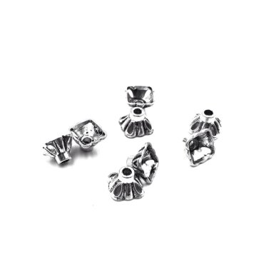 8x5mm sidabro sp. kepurėlės, 46vnt.
