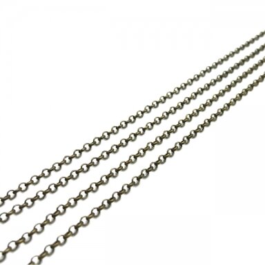 2x2mm žalvario sp. grandinėlė, 1m