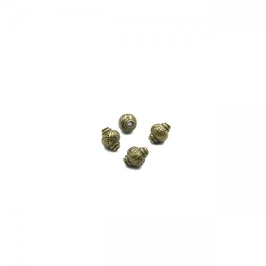 8x6mm žalvario sp. intarpai, 22vnt.