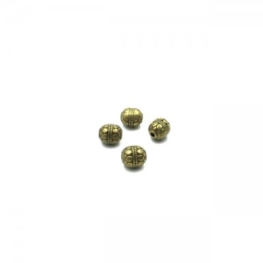 8x7mm žalvario sp. intarpai, 13vnt.