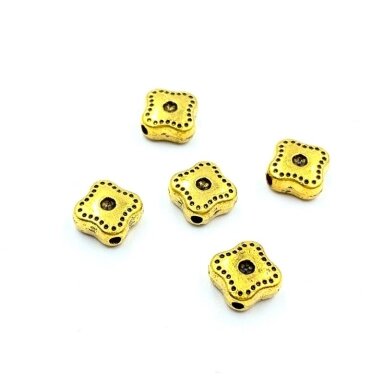8x8mm aukso sp. intarpai, 27vnt.
