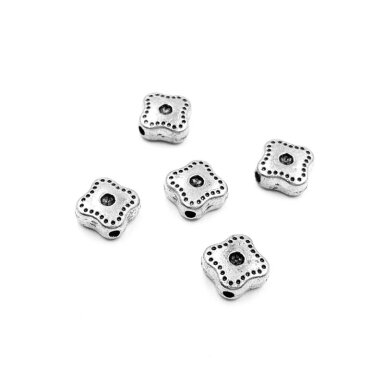 8x8mm sidabro sp. intarpai, 27vnt.