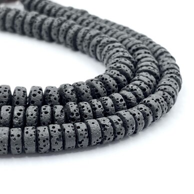 8x3mm juodos sp. lava, disko formos, 20cm juosta 8x3mm juodos sp. lava, disko formos, 20cm juosta