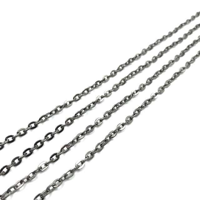 4x3mm juodintos sp. grandinėlė, 1m
