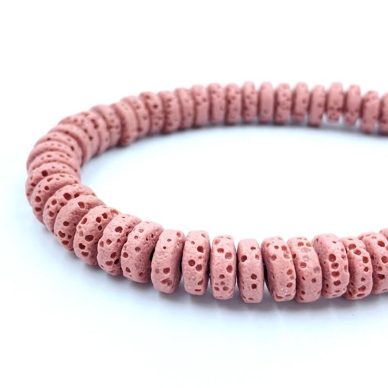 8x3mm rausvos sp. disko formos lava, 20cm juosta 8x3mm rausvos sp. disko formos lava, 20cm juosta