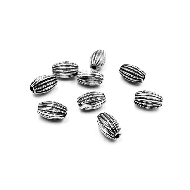 8x5mm sidabro sp. intarpai, 29vnt.