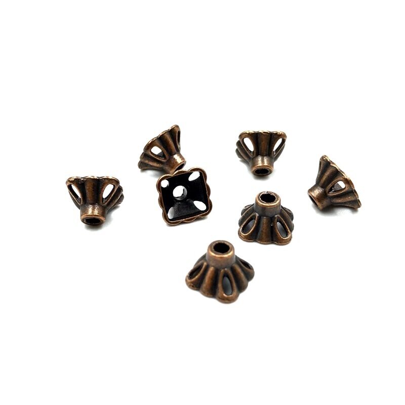 8x5mm vario sp. kepurėlės, 46vnt. 8x5mm vario sp. kepurėlės, 46vnt.