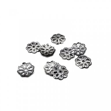 9mm juodintos sp. ažūrinės kepurėlės, 90vnt.