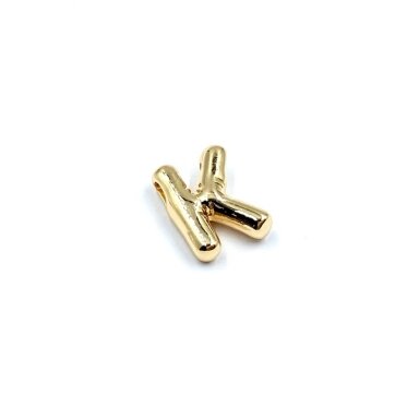 9x11mm rausvo aukso sp. nerūdijančio plieno pakabukas K raidė, 1vnt. 9x11mm rausvo aukso sp. nerūdijančio plieno pakabukas K raidė, 1vnt.