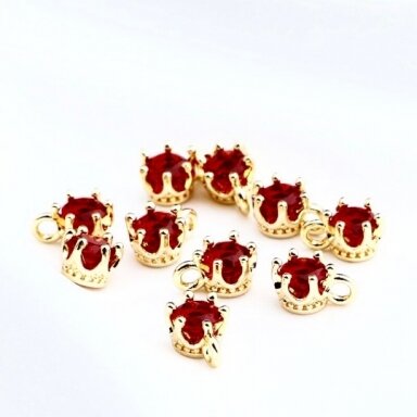 10x6mm 14k aukso sp. nerūdijančio plieno pakabukas, 1vnt.