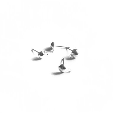 9x6mm sidabro sp. auskarų įvėrimai, 20vnt.