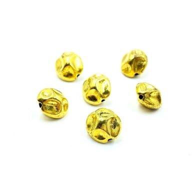 9x9mm aukso sp. intarpai, 12vnt.