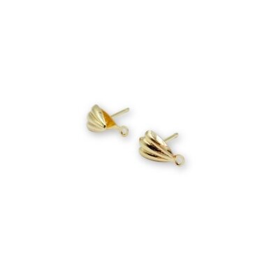 9x5mm 14k aukso sp. nerūdijančio plieno auskarų įvėrimai, 2vnt. 9x5mm 14k aukso sp. nerūdijančio plieno auskarų įvėrimai, 2vnt.
