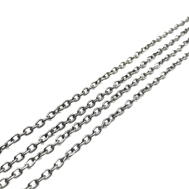 4x3mm juodintos sp. grandinėlė, 1m