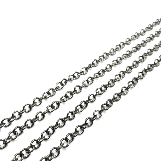 5x5mm juodintos sp. grandinėlė, 1m