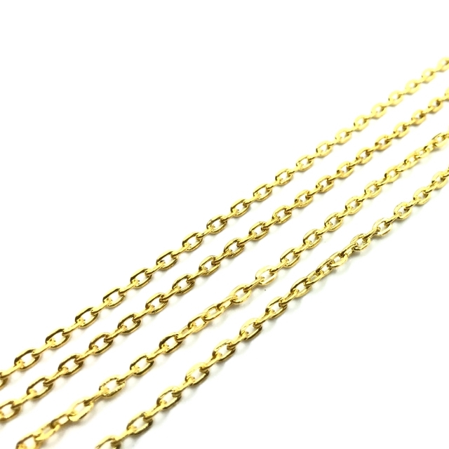 3x2mm aukso sp. grandinėlė, 1m