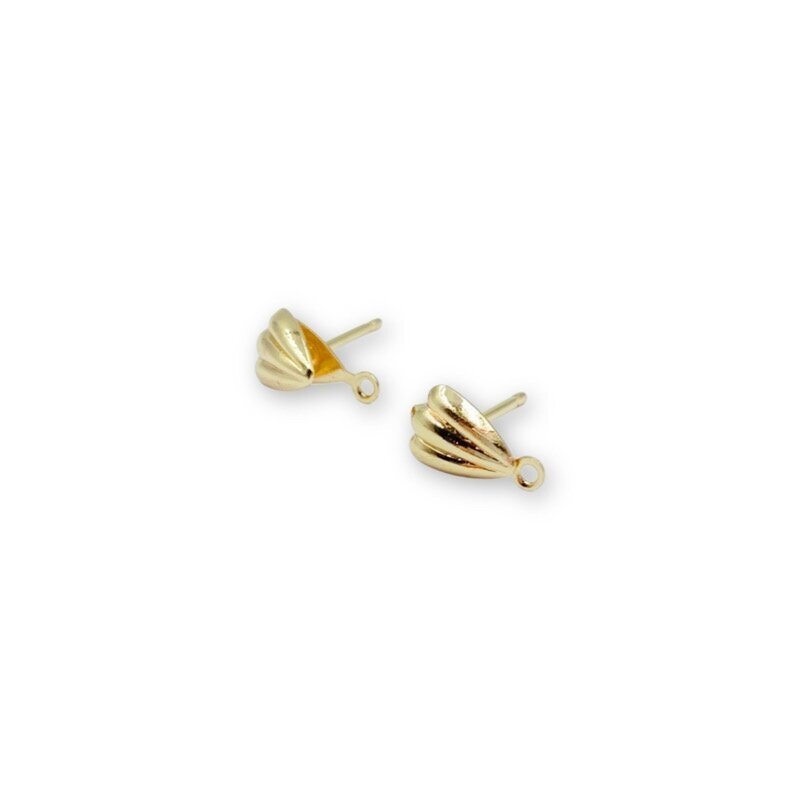 9x5mm 14k aukso sp. nerūdijančio plieno auskarų įvėrimai, 2vnt. 9x5mm 14k aukso sp. nerūdijančio plieno auskarų įvėrimai, 2vnt.