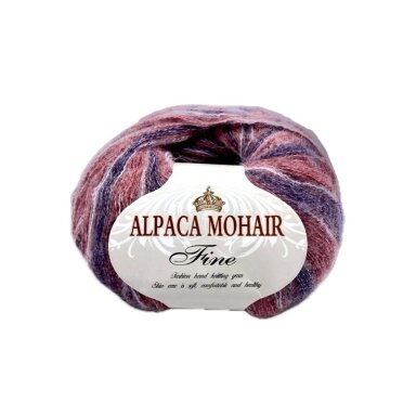 Alpaca Mohair siūlai, raudonos ir violetinės sp. (šilkas, mohera) Alpaca Mohair siūlai, raudonos ir violetinės sp. (šilkas, mohera)