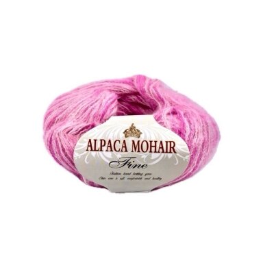 Alpaca Mohair siūlai, rožinės sp. (šilkas, mohera) Alpaca Mohair siūlai, rožinės sp. (šilkas, mohera)