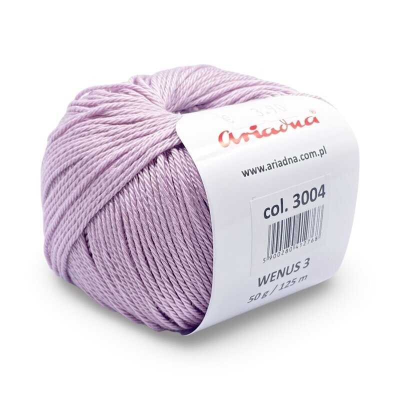 Ariadna Wenus 3 siūlai, alyvinės sp. 50g