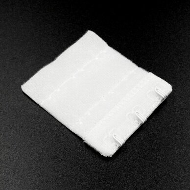 Baltos sp. liemenėlės užsegimo prailginimas, 3 kabliukų, 1vnt. 1 Baltos sp. liemenėlės užsegimo prailginimas, 3 kabliukų, 1vnt. 1