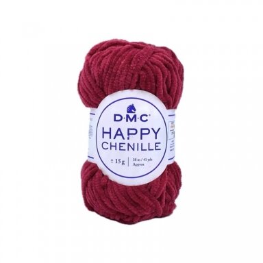 DMC Happy Chenille siūlai, bordo sp. ±15g 