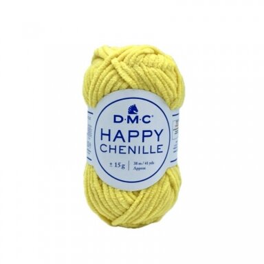 DMC Happy Chenille siūlai, geltonos sp. ±15g